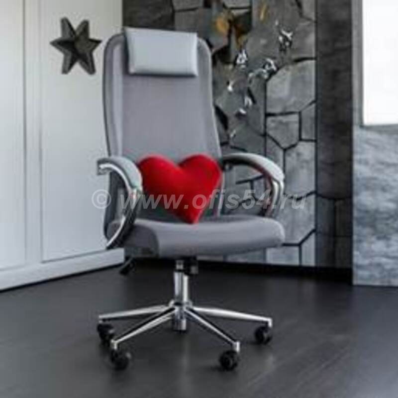 Кресло CHAIRMAN 612 хром теперь и в сером цвете